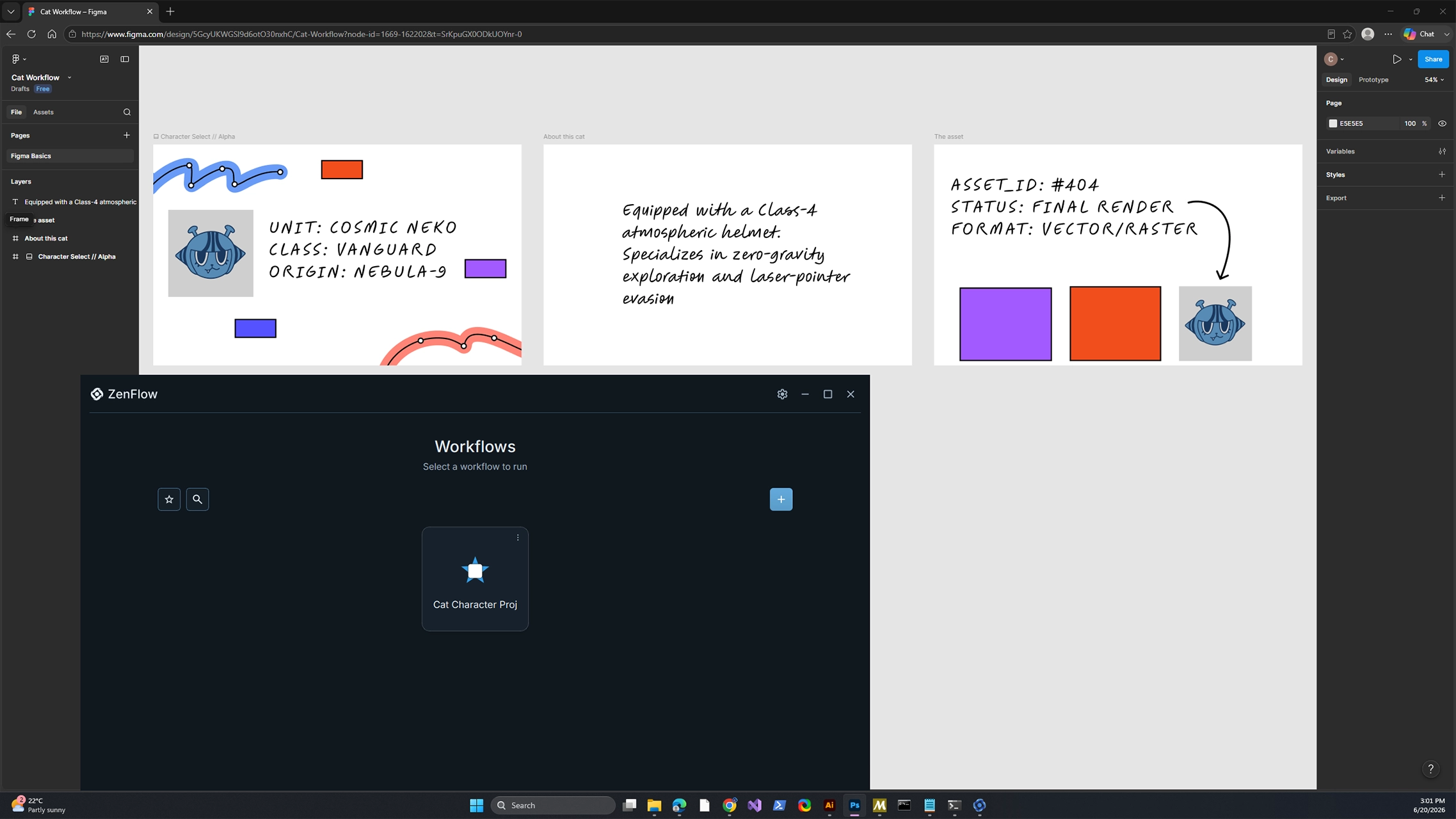 Second desktop monitor showing grouped workflow apps, files, and links